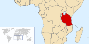 * (en) Tanzania Location * (he) מיקום טנזניה
