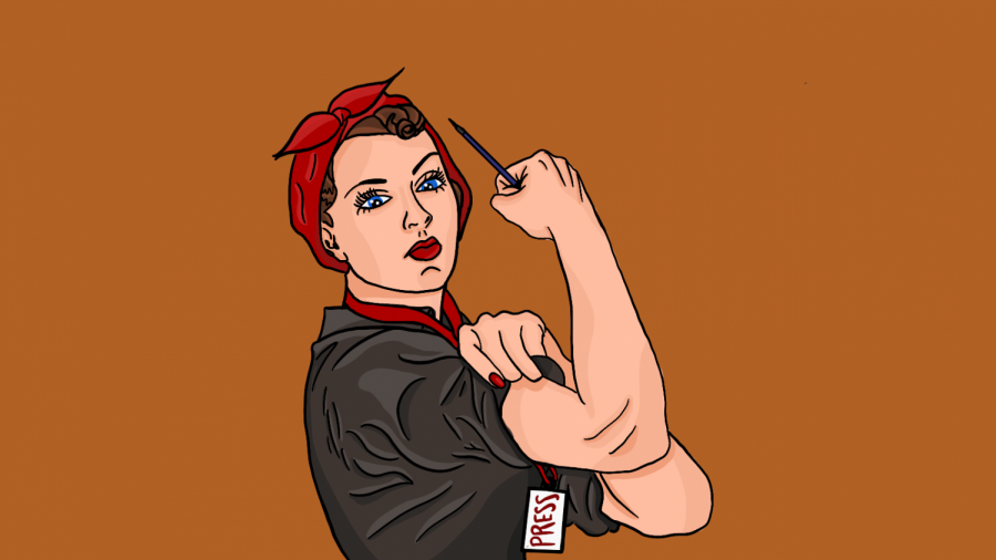 The iconic Rosie the Riveter image debuted in 1942 to demonstrate the revolution that women were creating in the workforce during World War II. Now Editor-in-Chief Briana Ryan it is time to take this revolution to the newsroom.